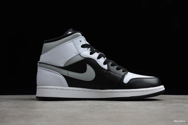 Cheap TBkick Mid 1 White Jordan Shadow 554724-073 AIR 0708